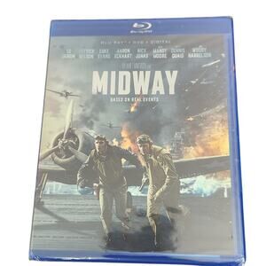 MIDWAY 4K BLU-RAY MOVIE Ed Skrein MILITARY WW2 D-DAY BATTLE ACTION FILM SEALED